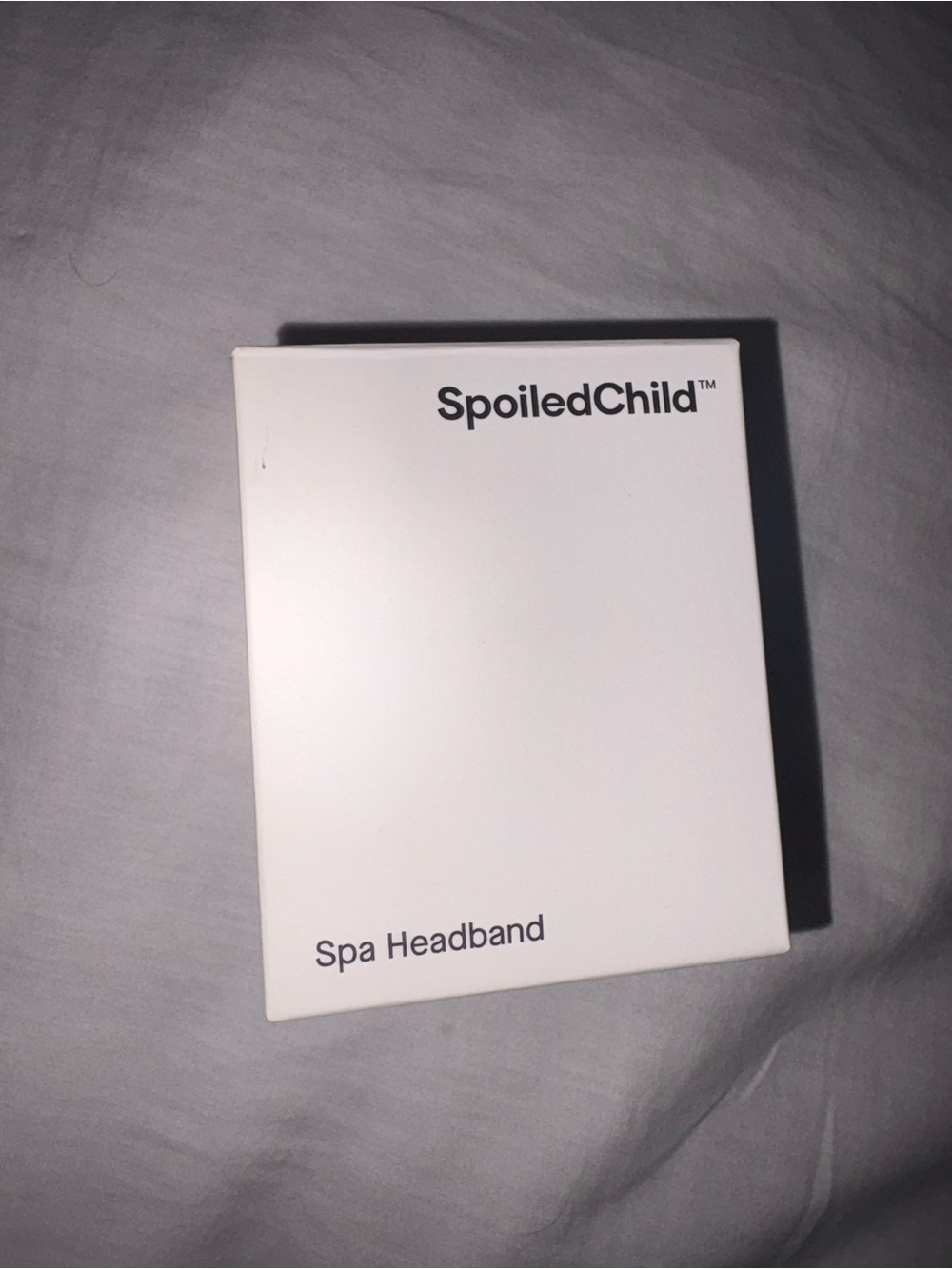 SpoiledChild Spa Headband — White Packaging